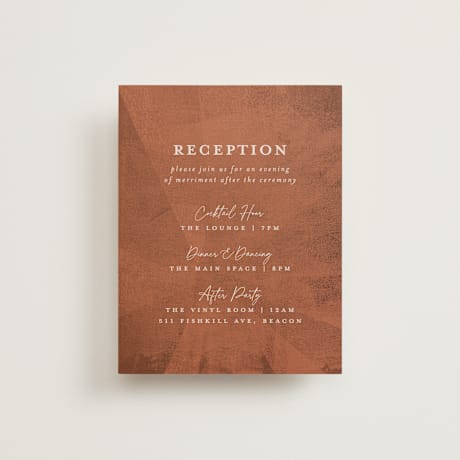 Reception Cards