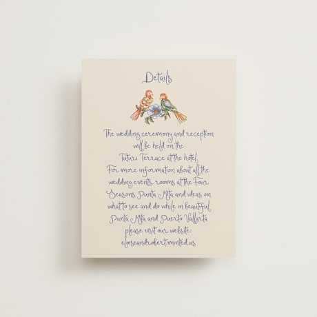 Reception Cards