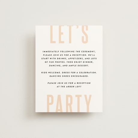 Reception Cards