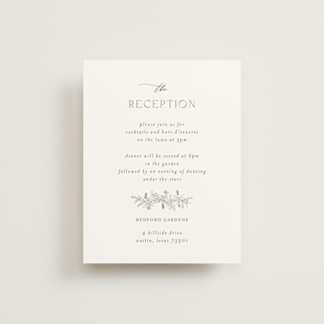 Reception Cards