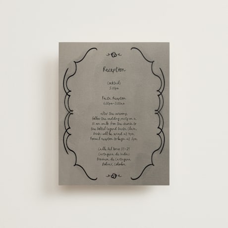 Reception Cards