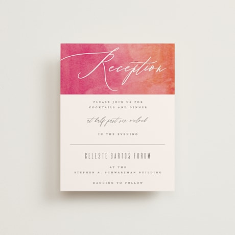 Reception Cards