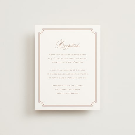 Reception Cards