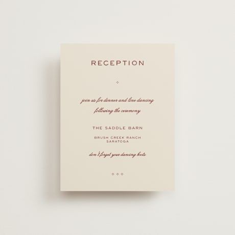 Reception Cards
