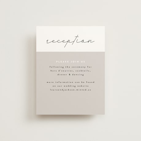 Reception Cards