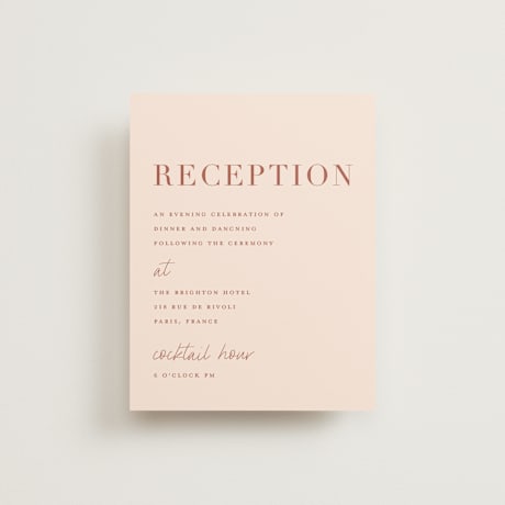Reception Cards