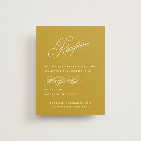 Reception Cards