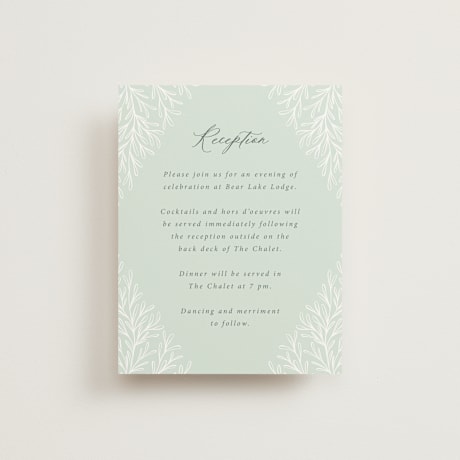 Reception Cards