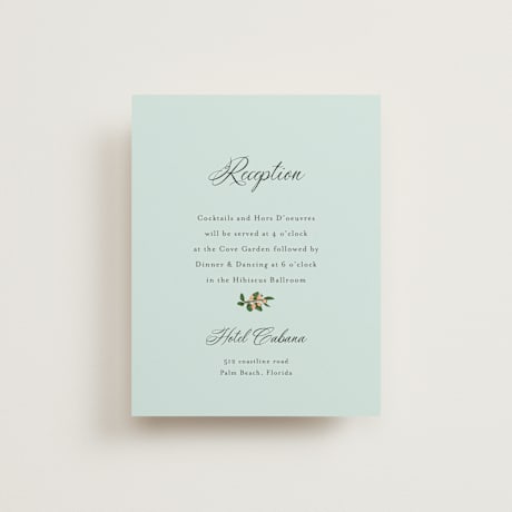 Reception Cards