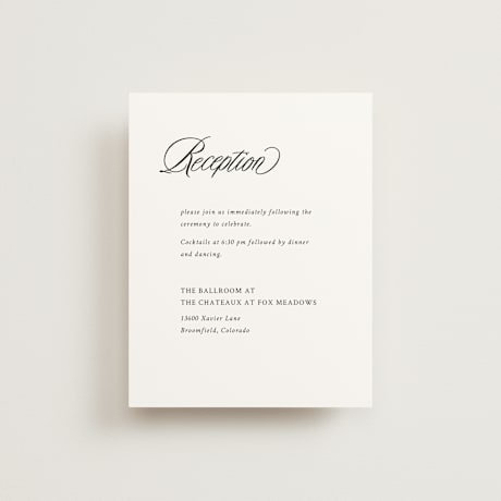 Reception Cards
