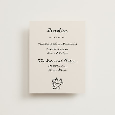 Reception Cards