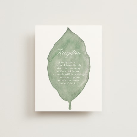 Reception Cards