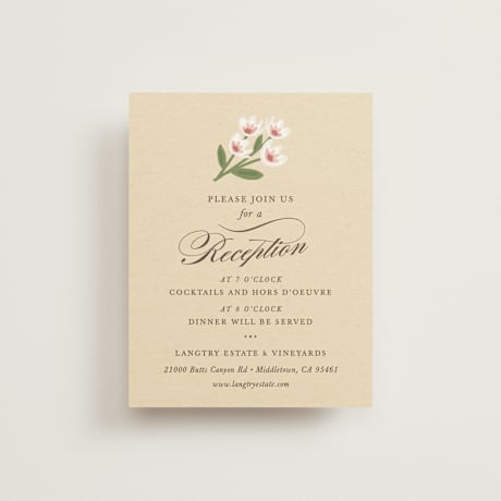 Reception Cards