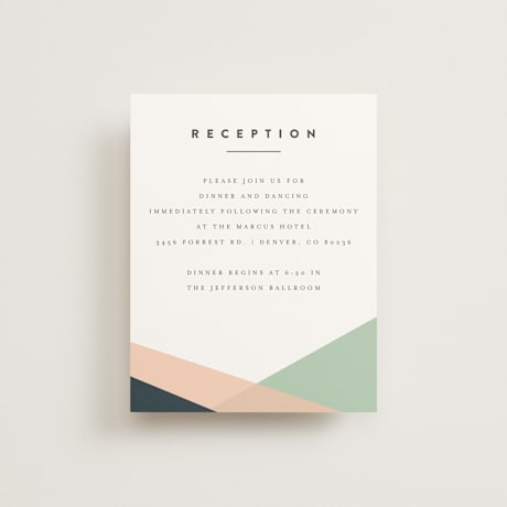Reception Cards