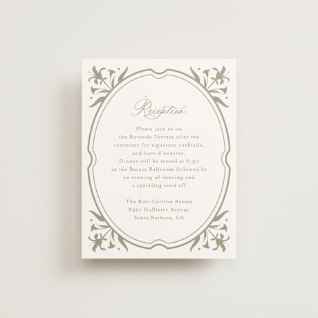 Reception Cards