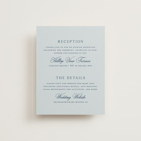 Reception Cards