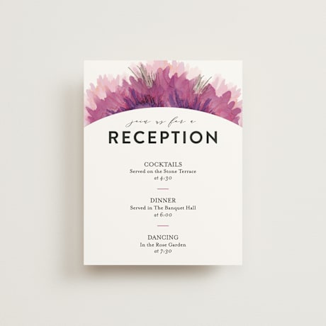 Reception Cards