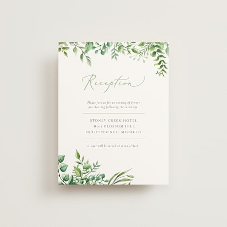 Reception Cards