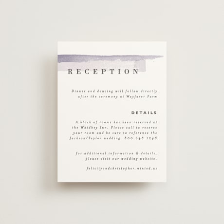 Reception Cards