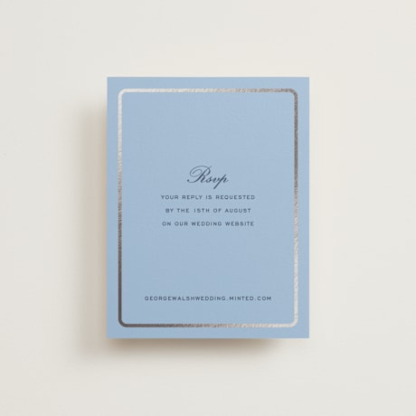 Foil-Pressed RSVP Online Enclosure Cards