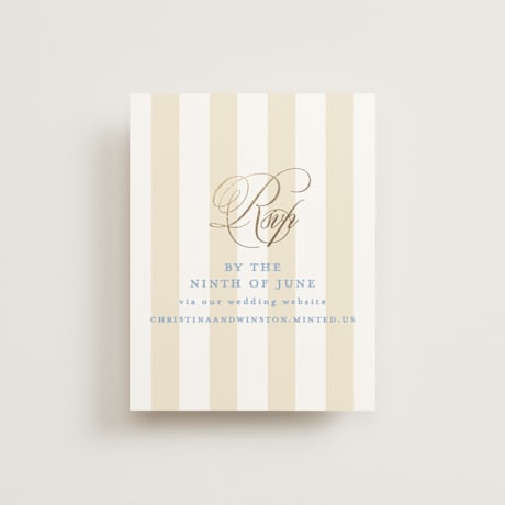 Foil-Pressed RSVP Online Enclosure Cards
