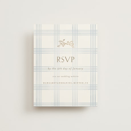Foil-Pressed RSVP Online Enclosure Cards