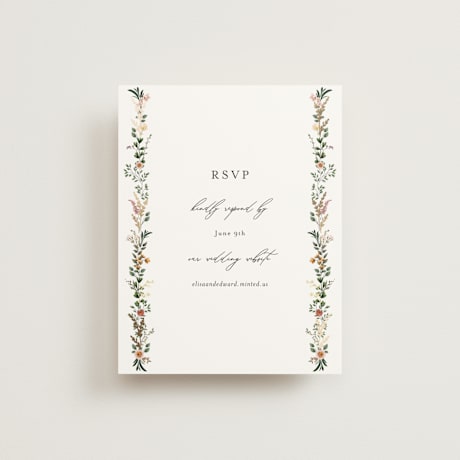 Foil-Pressed RSVP Online Enclosure Cards