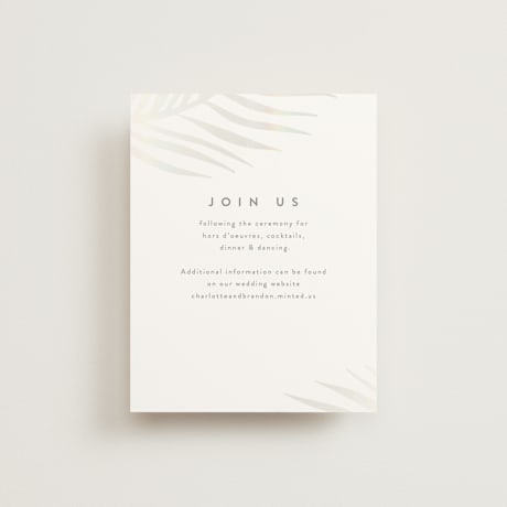 Gloss-Press Reception Cards