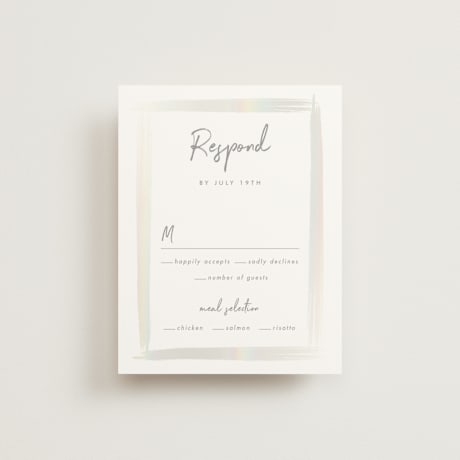 Gloss-Press RSVP Cards
