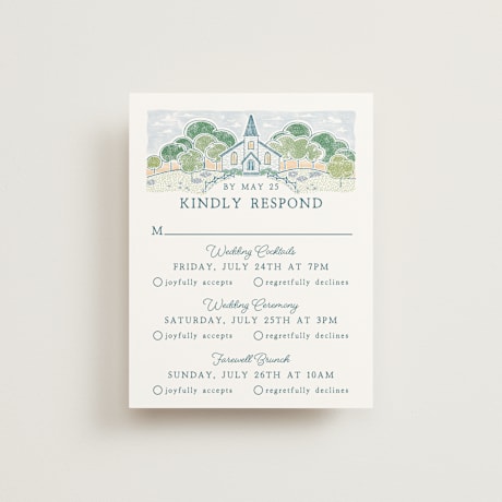 Multi-Event RSVP Cards