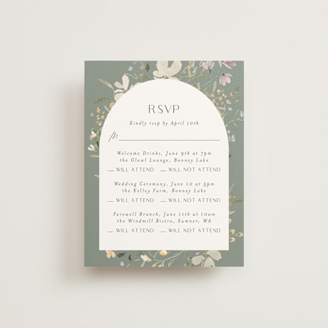 Multi-Event RSVP Cards