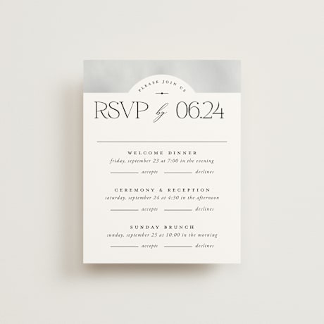 Multi-Event RSVP Cards