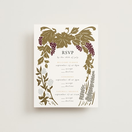 Multi-Event RSVP Cards