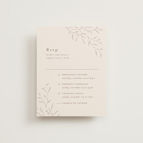 Multi-Event RSVP Cards