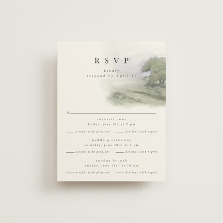 Multi-Event RSVP Cards