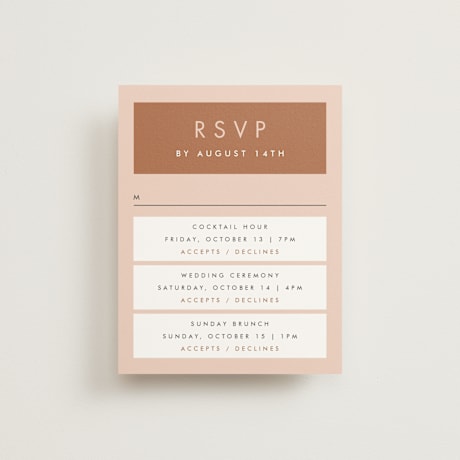 Multi-Event RSVP Cards
