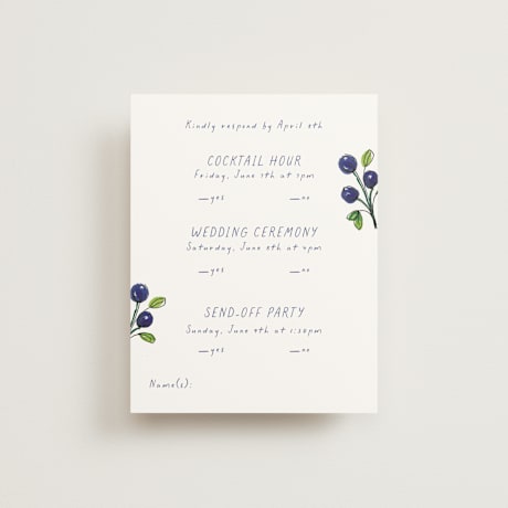 Multi-Event RSVP Cards