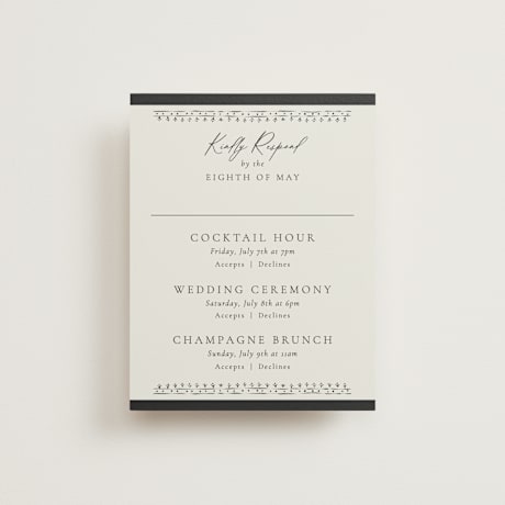 Multi-Event RSVP Cards