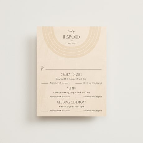 Multi-Event RSVP Cards