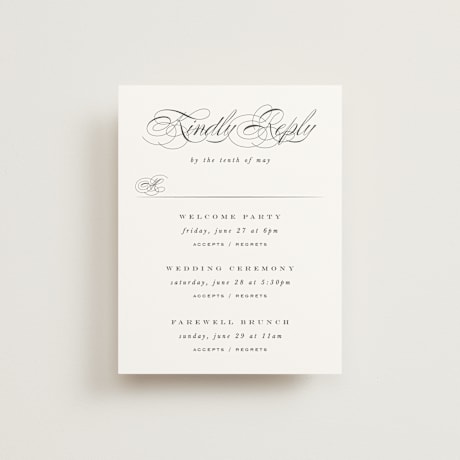 Multi-Event RSVP Cards