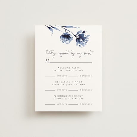 Multi-Event RSVP Cards