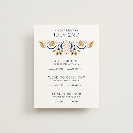 Multi-Event RSVP Cards