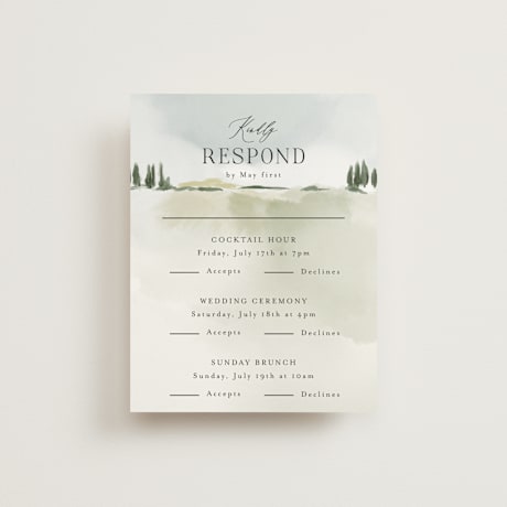 Multi-Event RSVP Cards