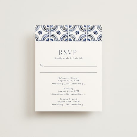 Multi-Event RSVP Cards