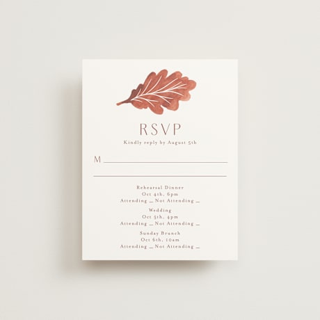 Multi-Event RSVP Cards