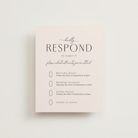 Multi-Event RSVP Cards