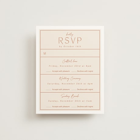 Multi-Event RSVP Cards