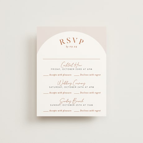 Multi-Event RSVP Cards