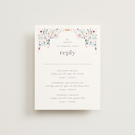Multi-Event RSVP Cards