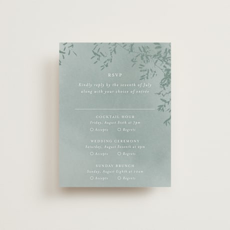 Multi-Event RSVP Cards